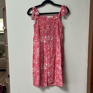 Tybee Island Girls Coral/White ELLA Sea Life Boho Sundress,One Size,4-6X,NWT